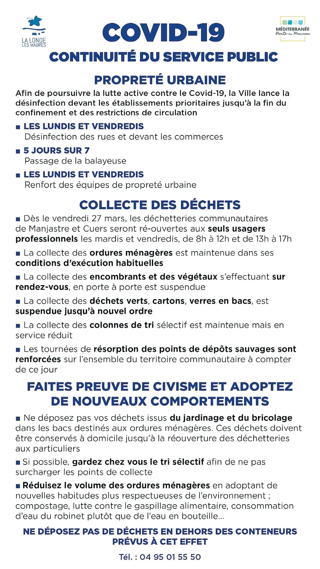 « Chacun doit respecter les obligations de confinement » !