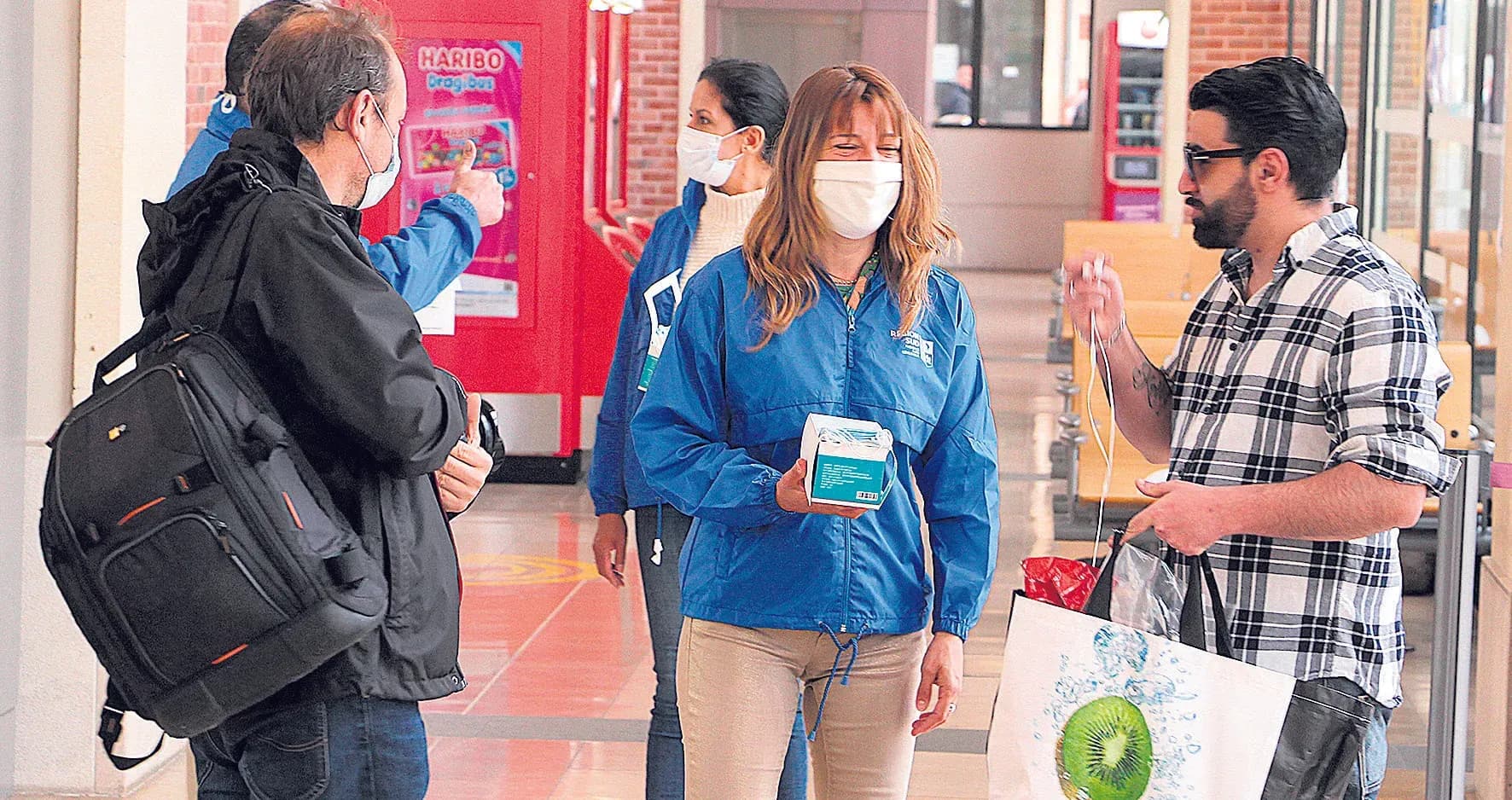 Masques à la population, la Région Sud aux avant-postes