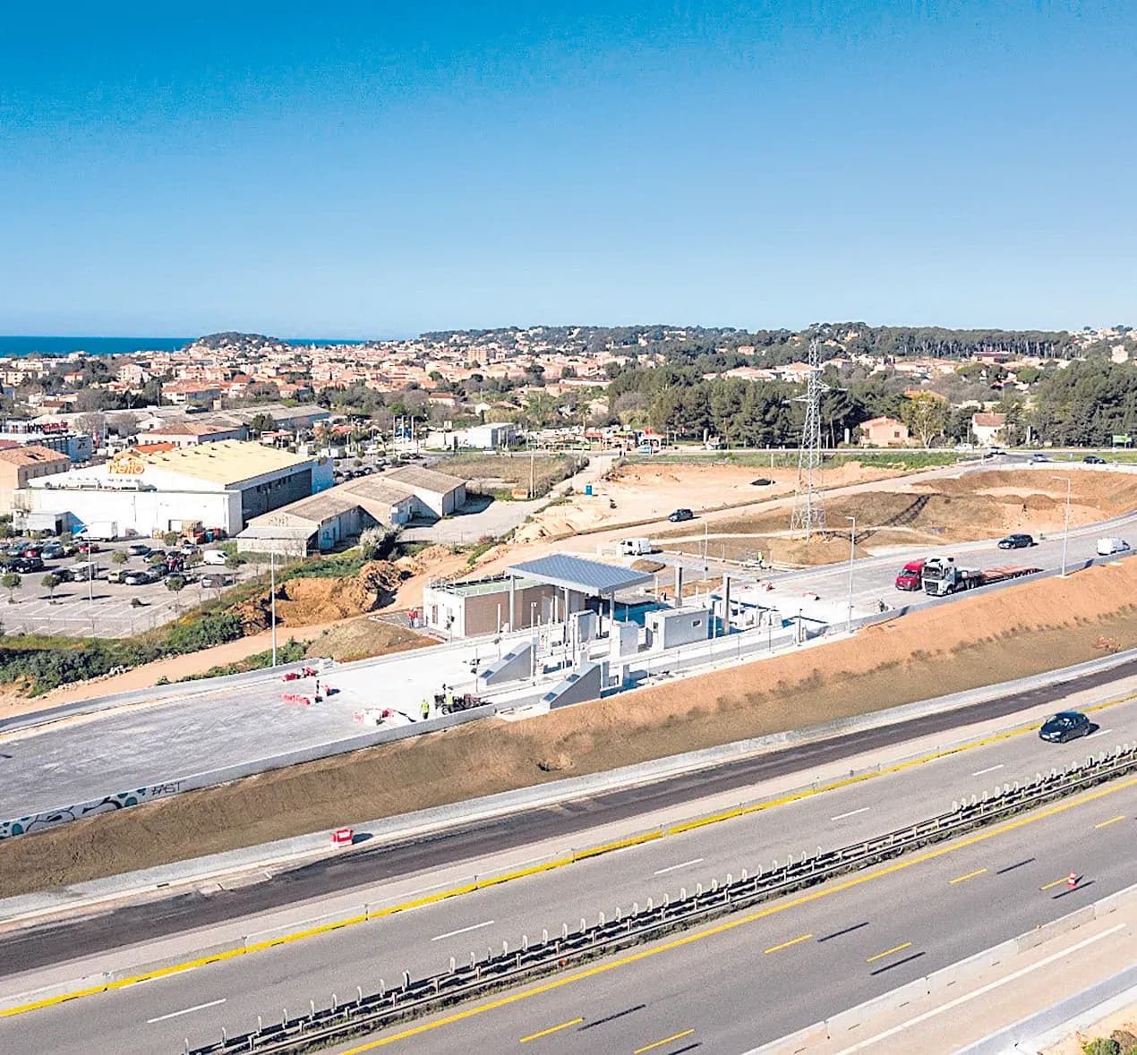 Echangeur d’Ollioules-Sanary, le chantier dans sa dernière phase !
