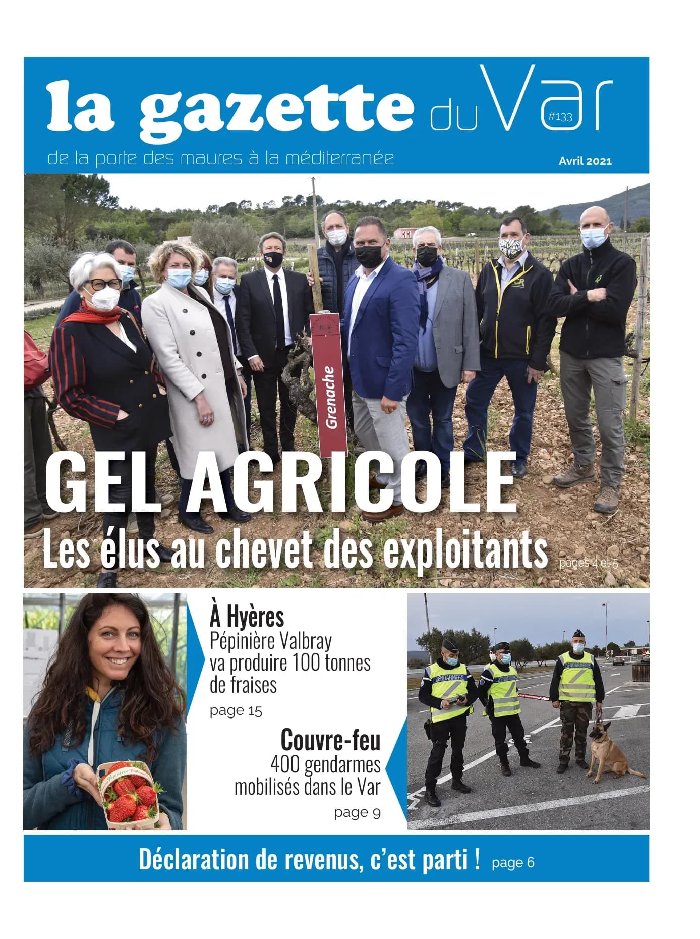 Couverture N°133 — La Gazette du Var