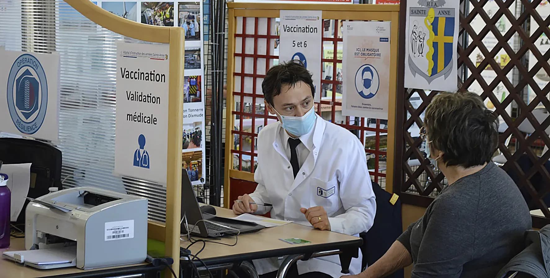 125 000 personnes vaccinées par le centre militaire de l'escale Ronarc'h