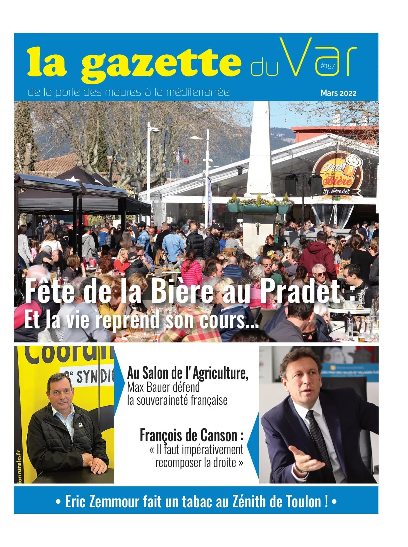 Couverture N°157 — La Gazette du Var