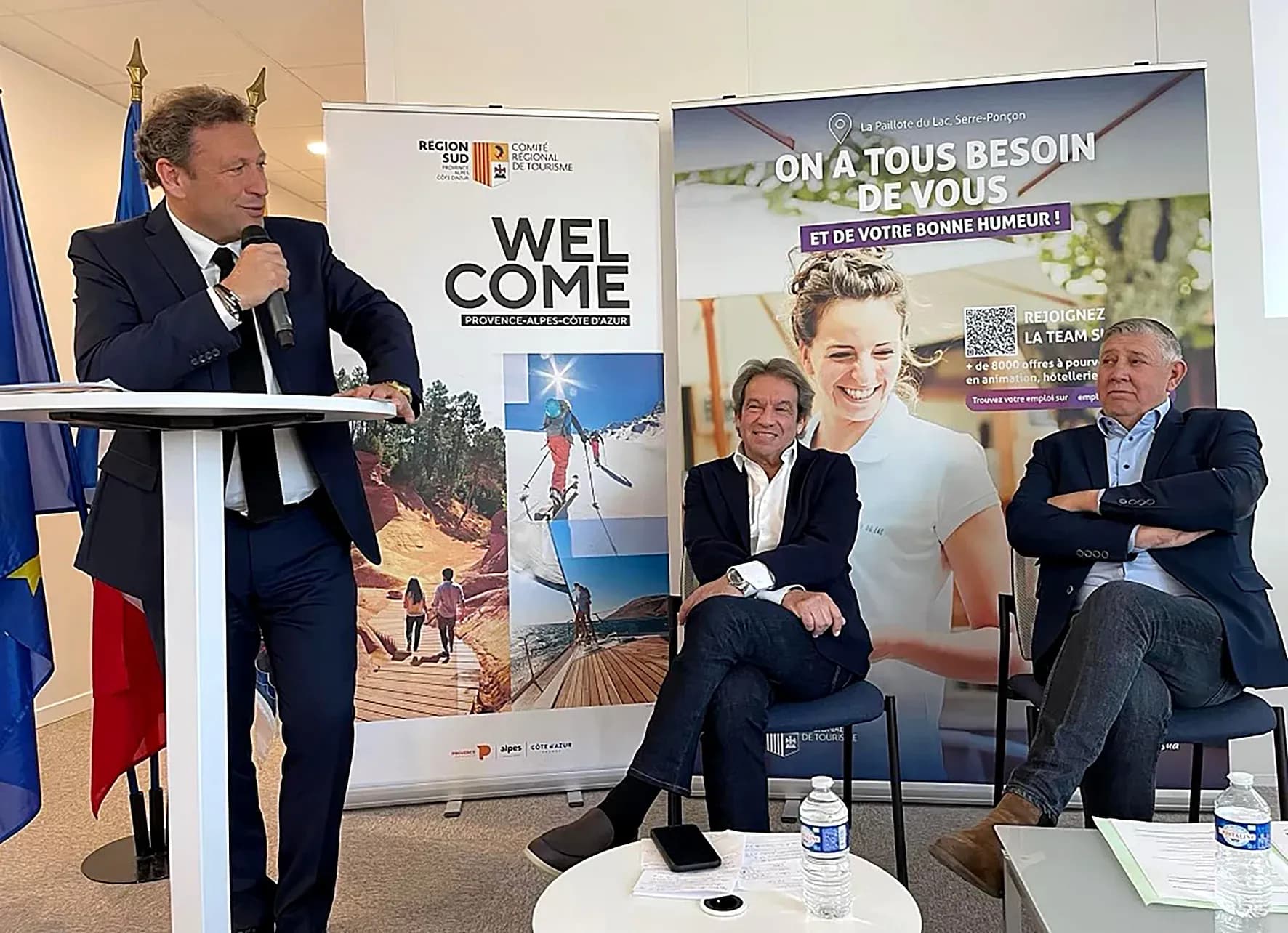 François de Canson, président du Comité Régional de Tourisme (CRT), répond aux questions de La…