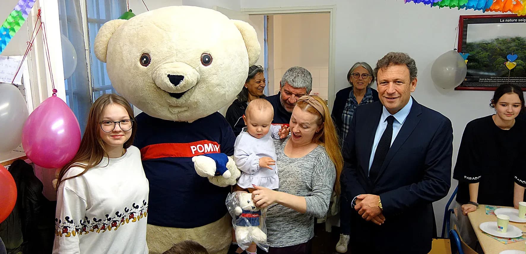 Un beau moment de partage avec les réfugiés ukrainiens