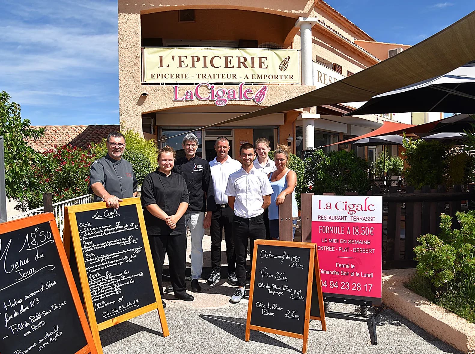 La Cigale, gastronomie et cave à manger