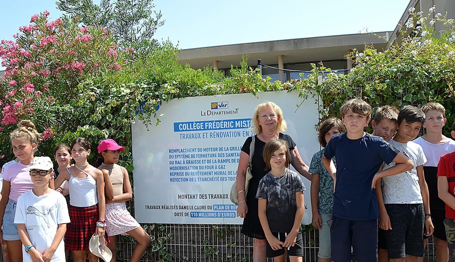 Des travaux de rénovation au collège Frédéric Mistral