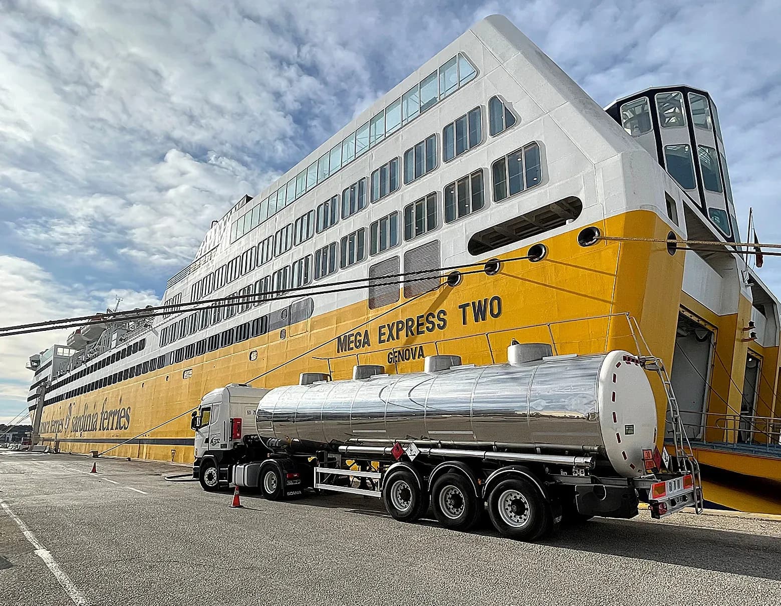 Première opération de soutage de biocarburant en Méditerranée