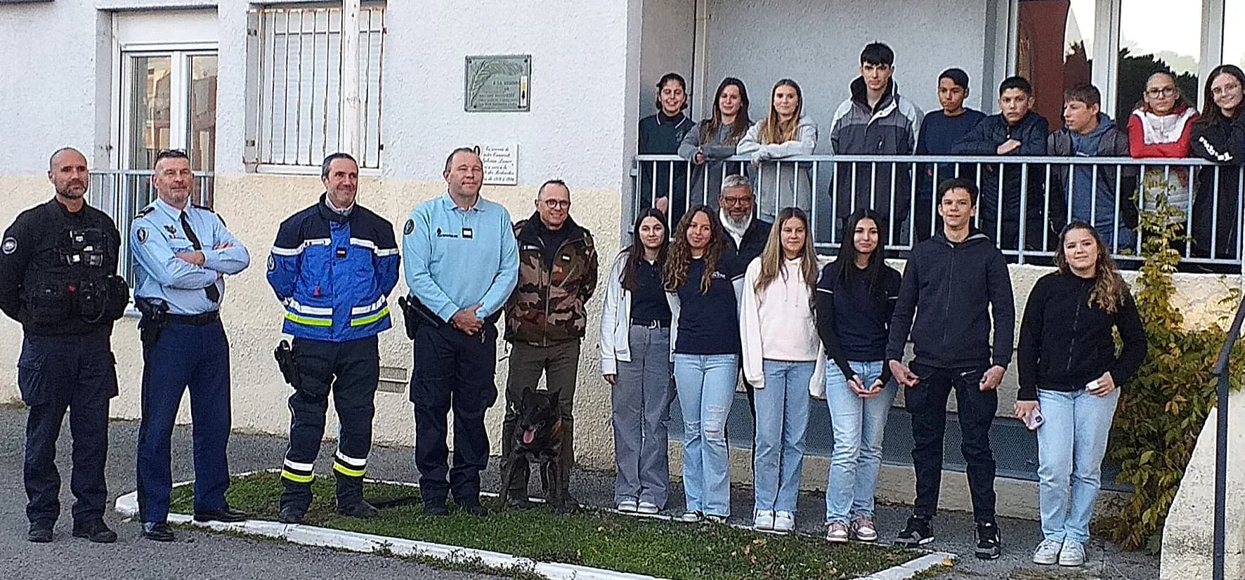 Des collégiens en immersion au sein de la gendarmerie