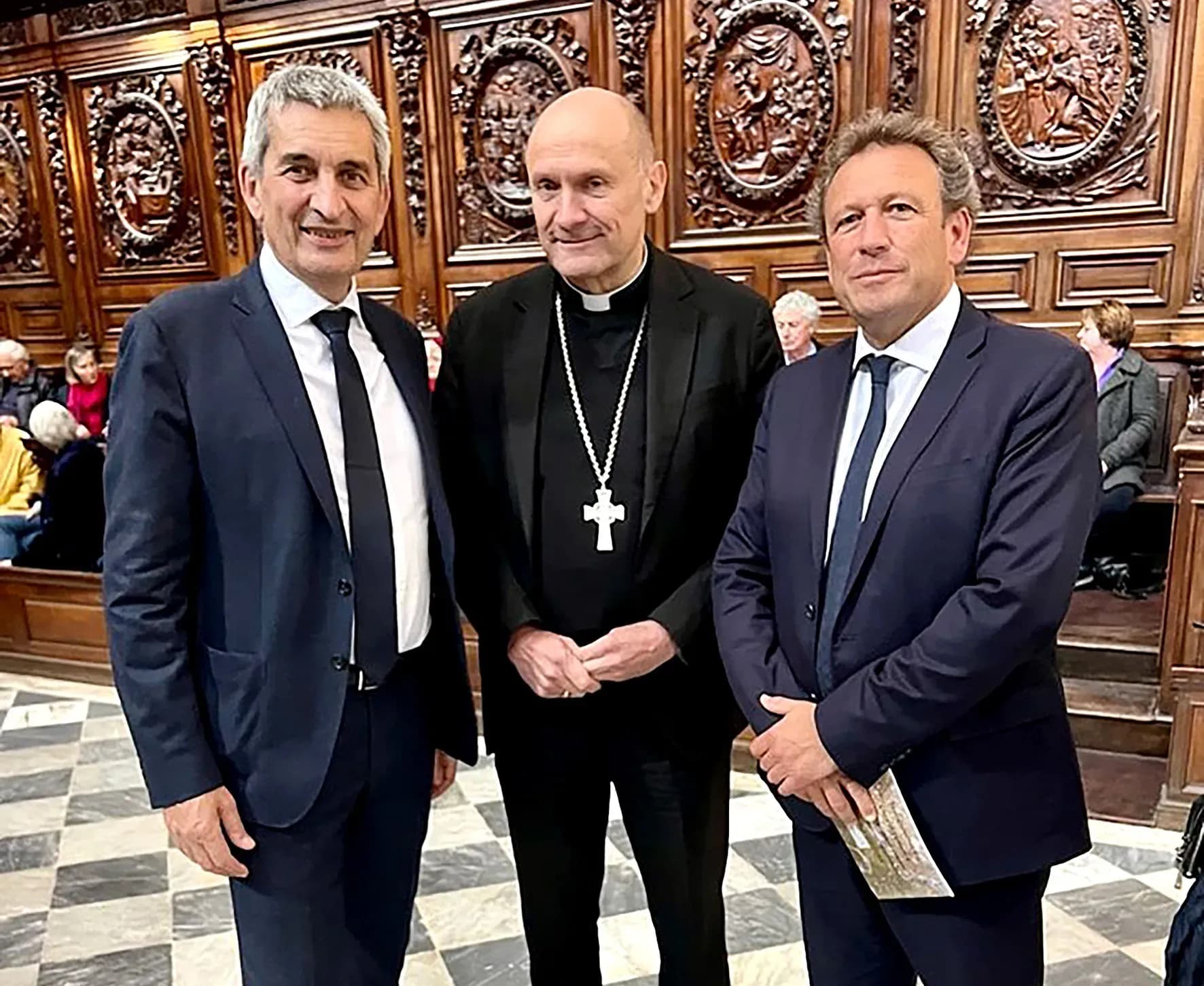 Le chœur restauré de la Basilique royale