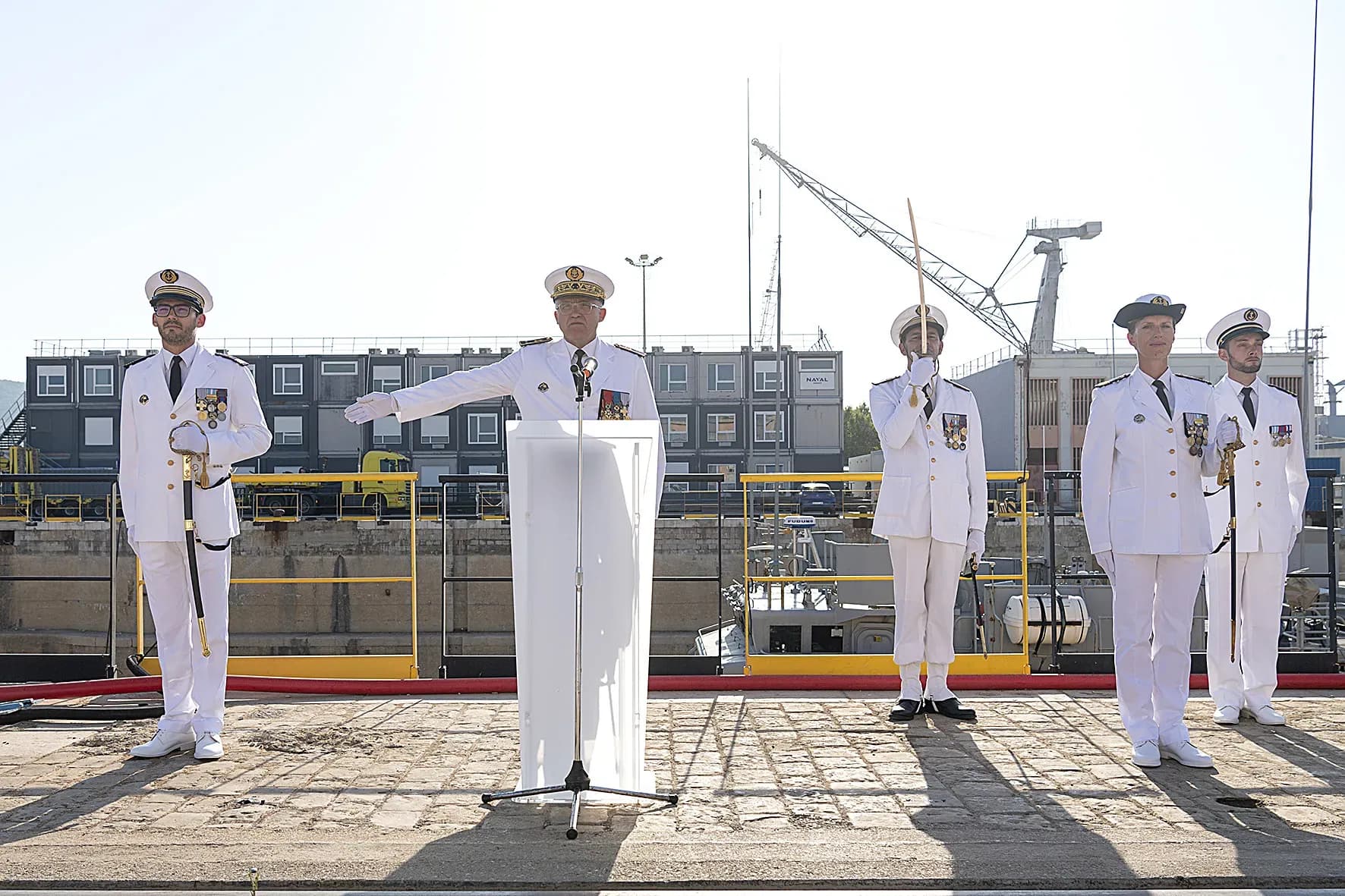 Damien Tocquer, patron du patrouilleur de haute-mer Commandant Bouan
