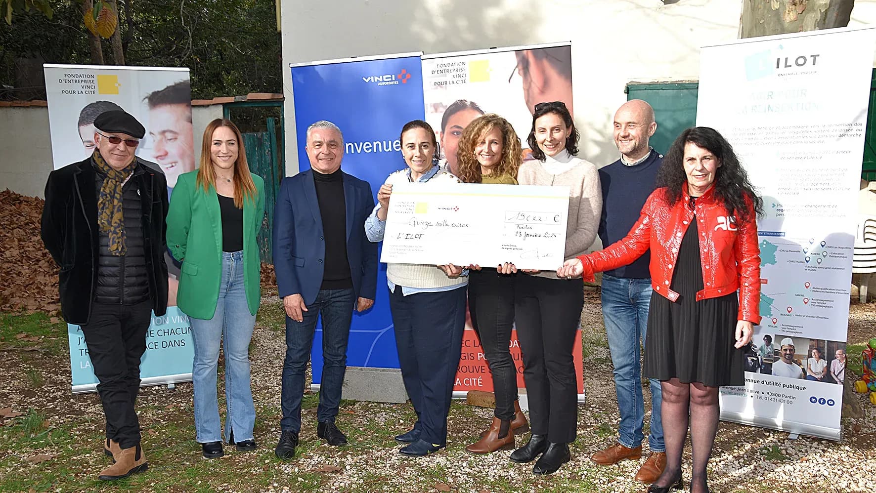 La Fondation VINCI pour la Cité soutient l'association l’Îlot