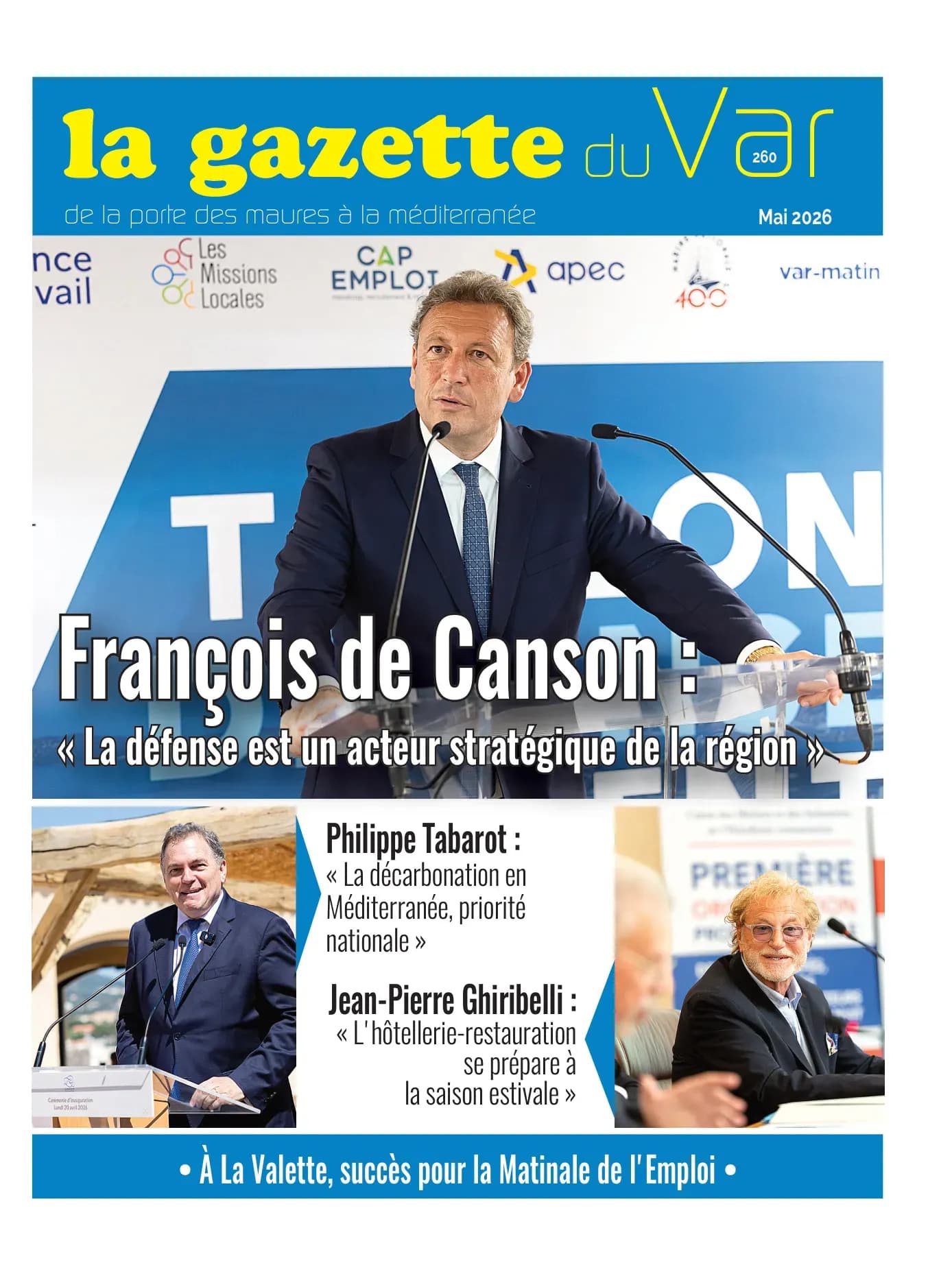 Couverture N°260 — La Gazette du Var
