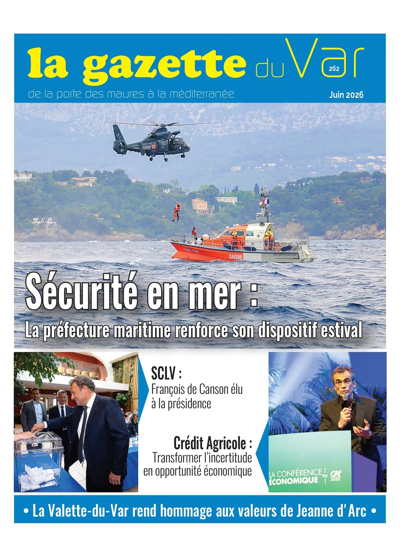 Couverture N°262 — La Gazette du Var