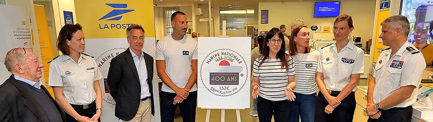 4 siècles d’engagement maritime célébrés par La Poste
