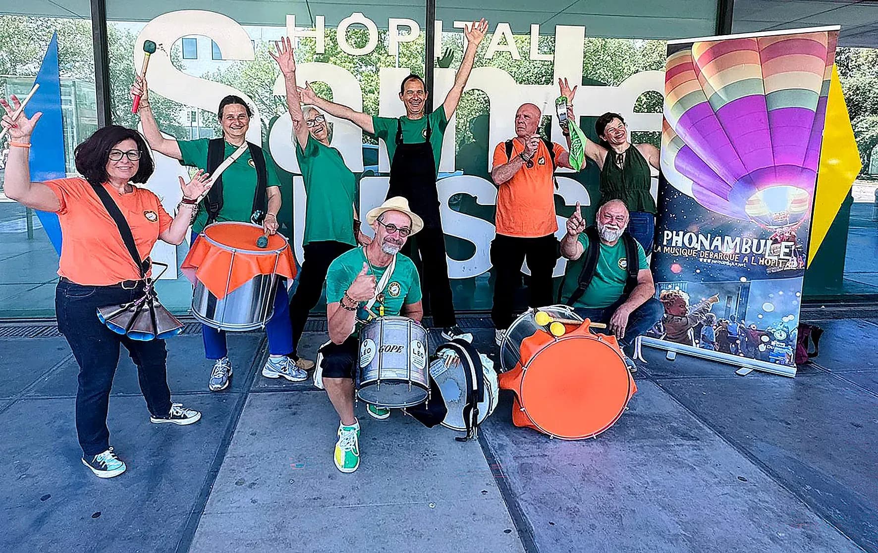 La musique de Phonambule fait danser patients et soignants