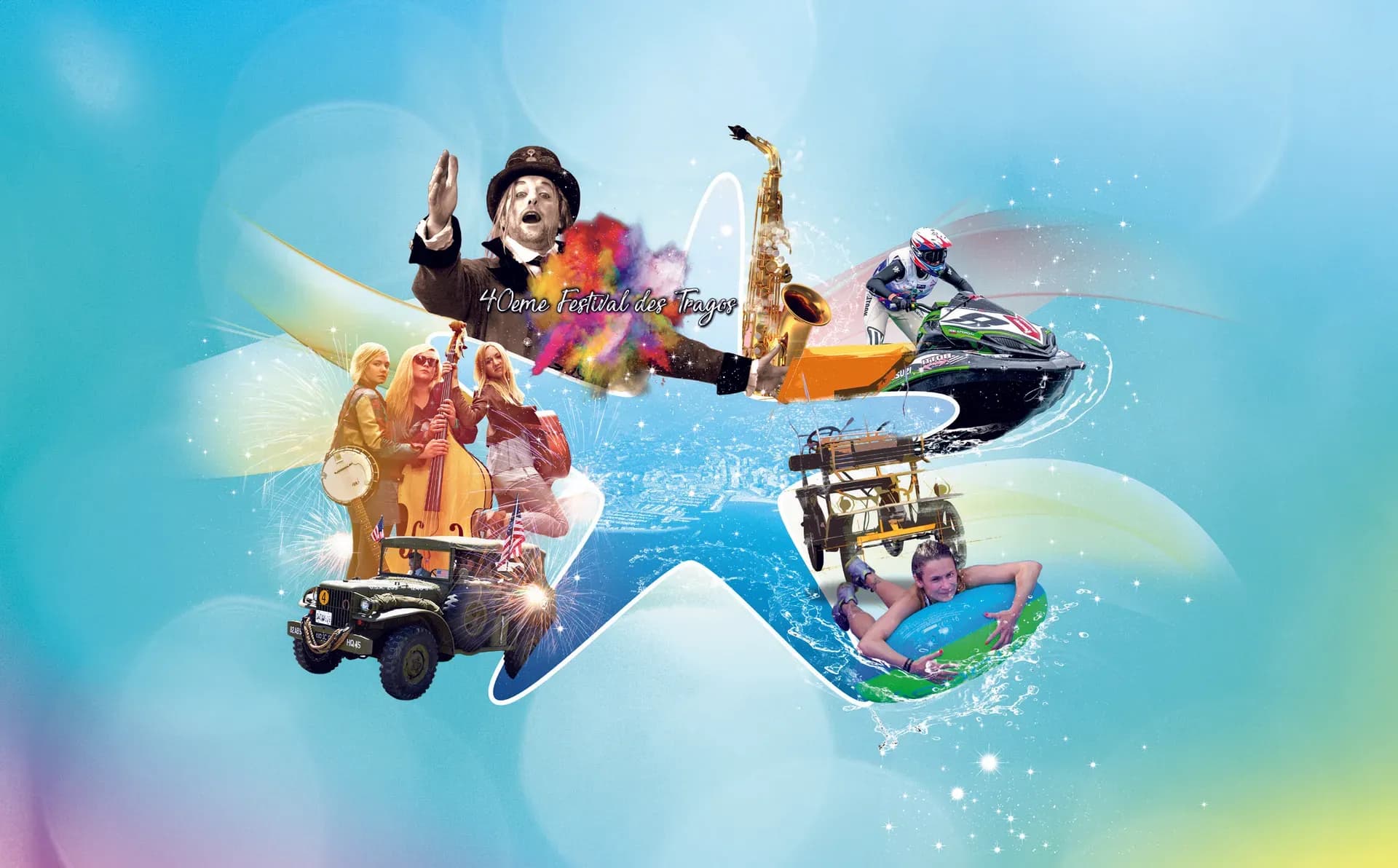 Rallye nautique, concerts, spectacles, jeux, parades, tournée d’été, et apéro-concert !
