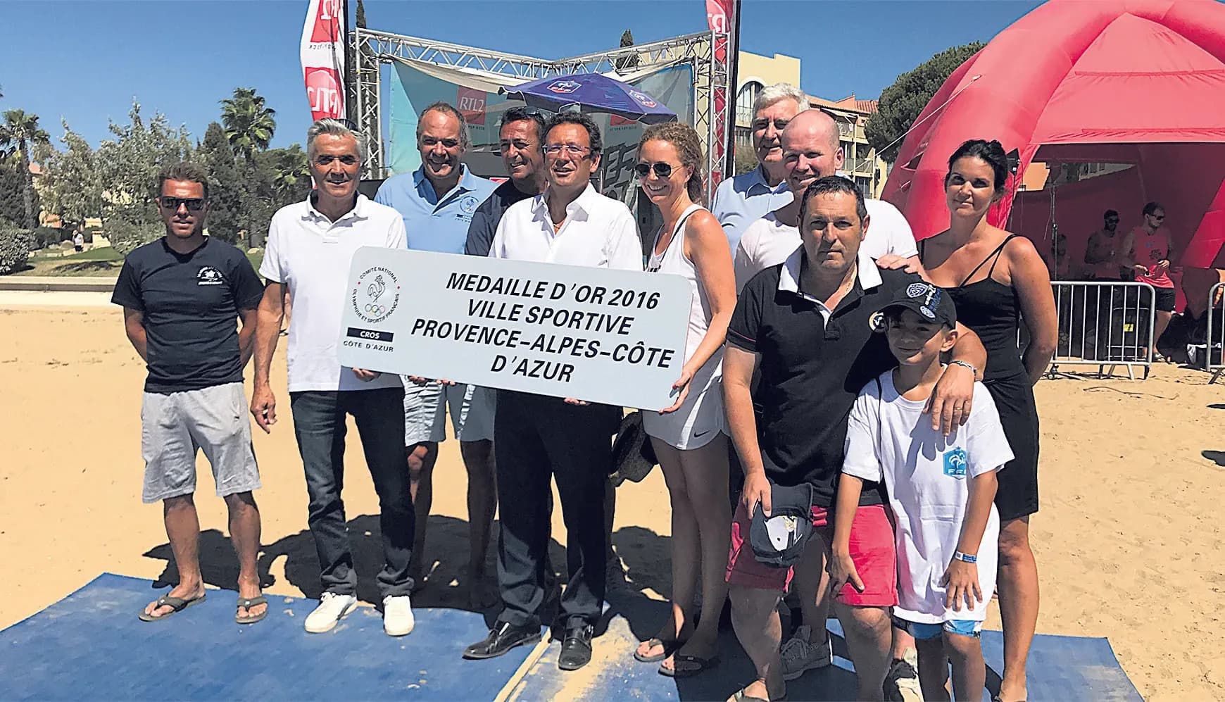 La Londe reçoit le label Ville Sportive 2017