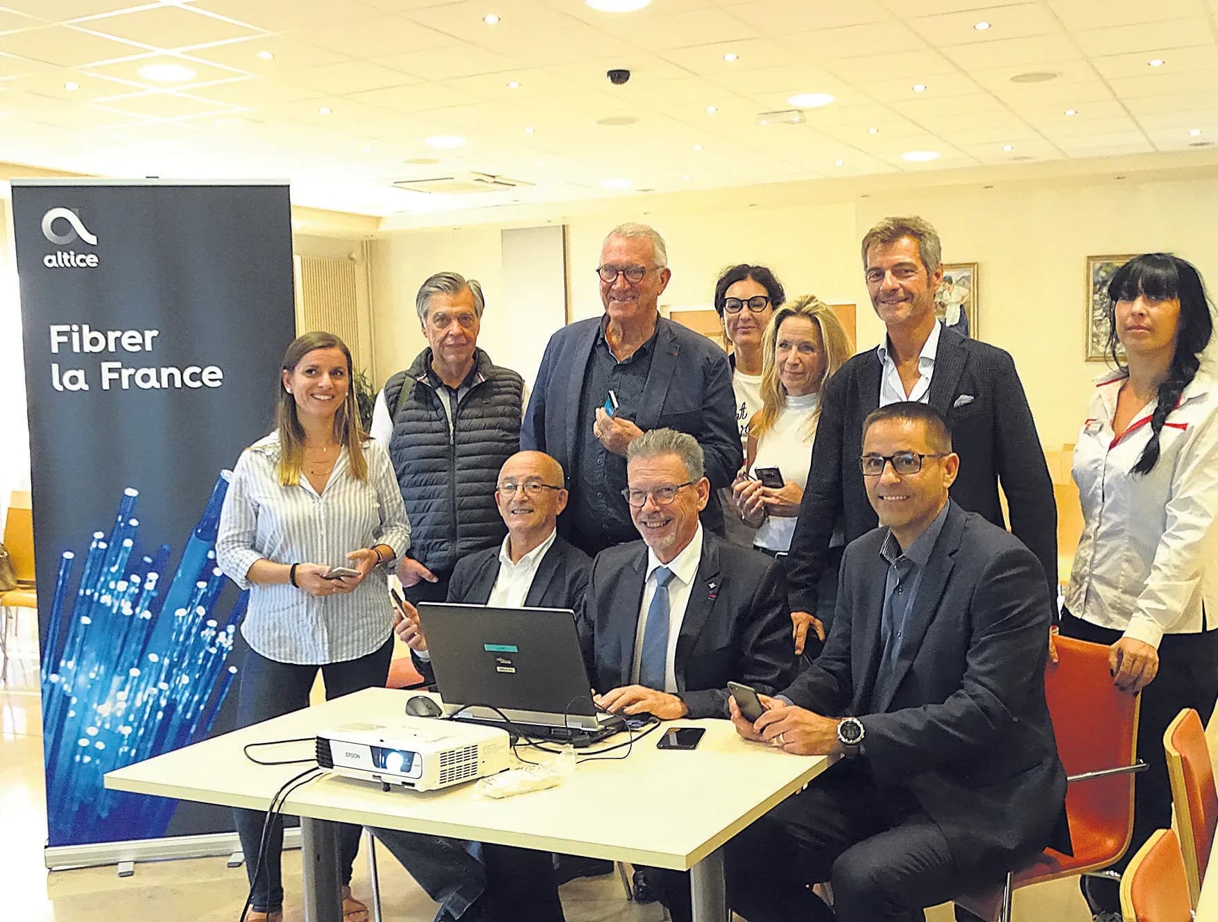 Arrivée de la fibre optique avec SFR