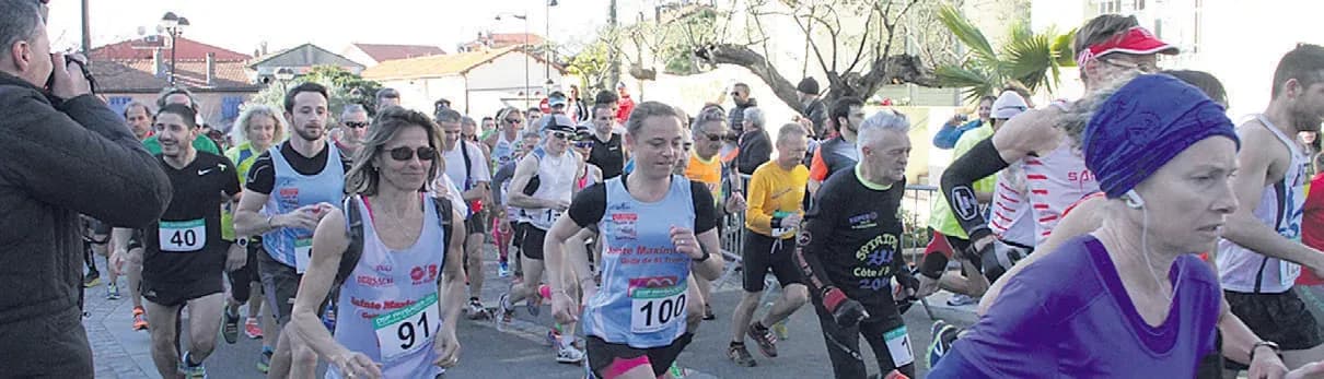 Ambiance familiale et coureurs performants