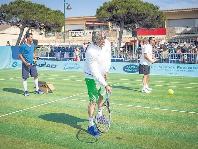 Guy Forget pour la 1ère fois au Classic Tennis Tour de Saint-Tropez