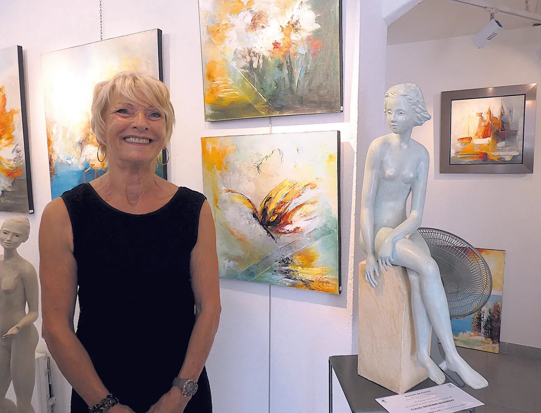 Colette Degenne, entre abstrait et figuratif