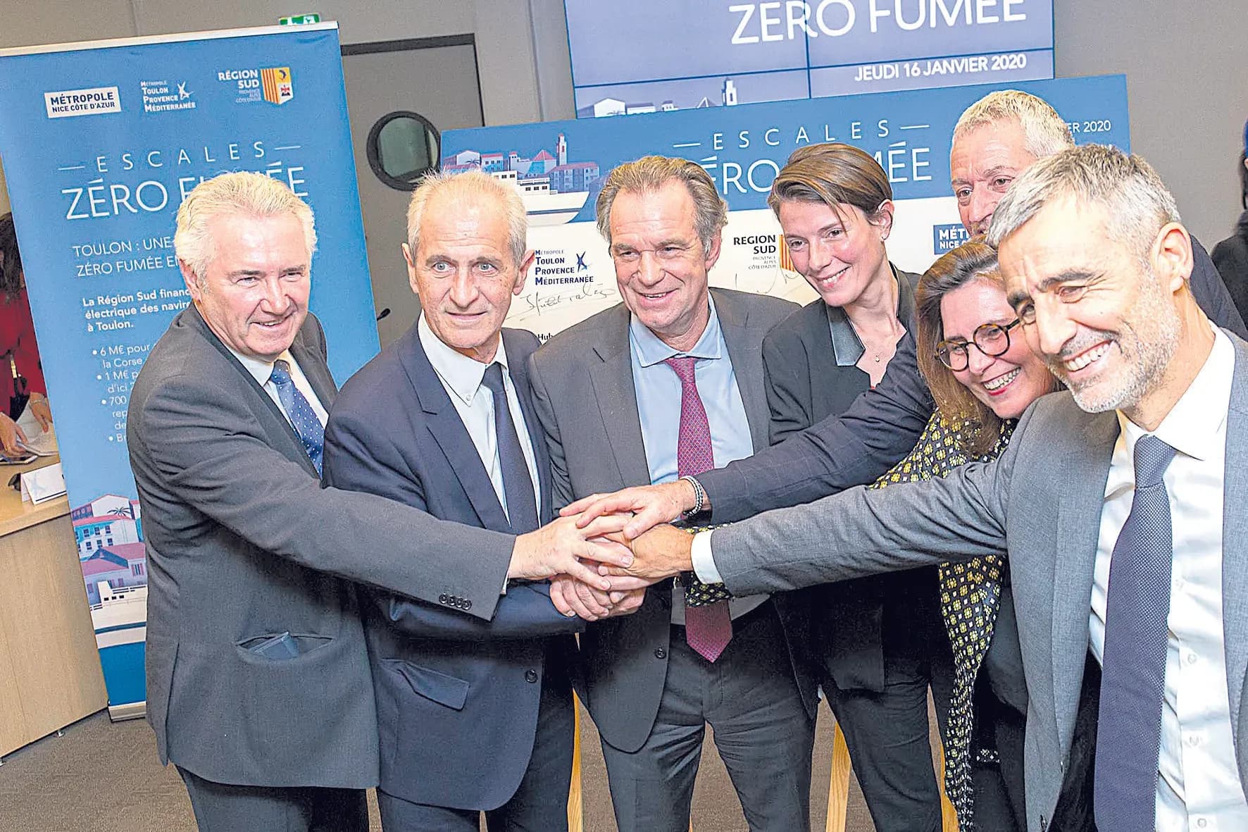 Hubert Falco : « Avec le dispositif Escales Zéro Fumée, nous allons réduire les émissions de…