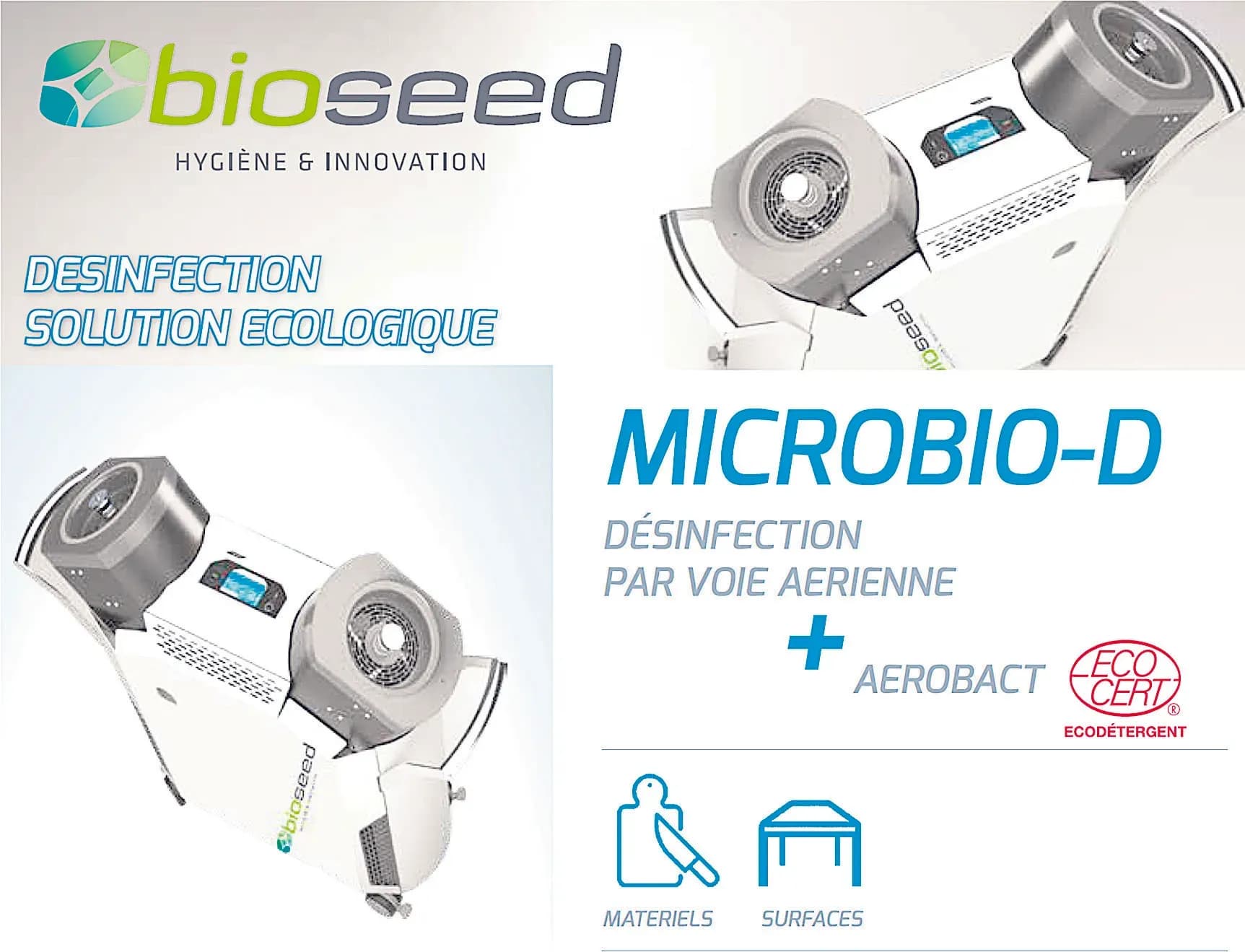 OBIOSEED propose une unité de désinfection mobile des locaux