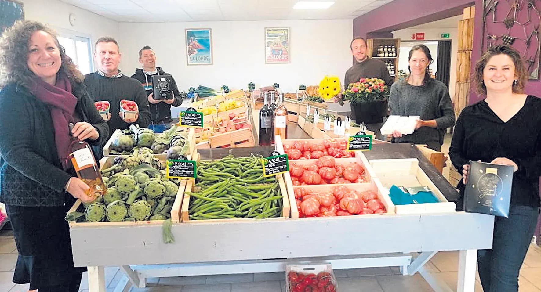 Le Domaine des Myrtes solidaire avec les producteurs locaux !