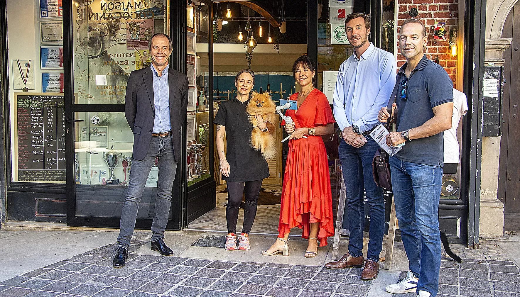La CCI en tournage chez les commerçants