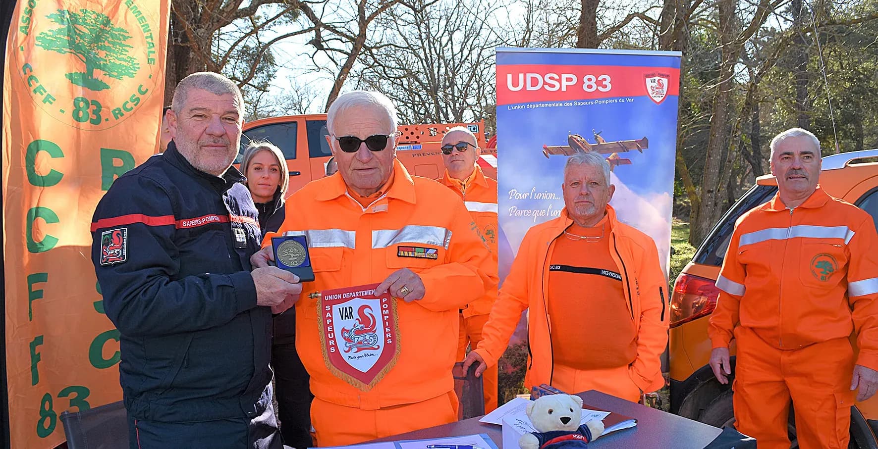 Les CCFF du Var formés aux premiers secours par l'UDSP du Var