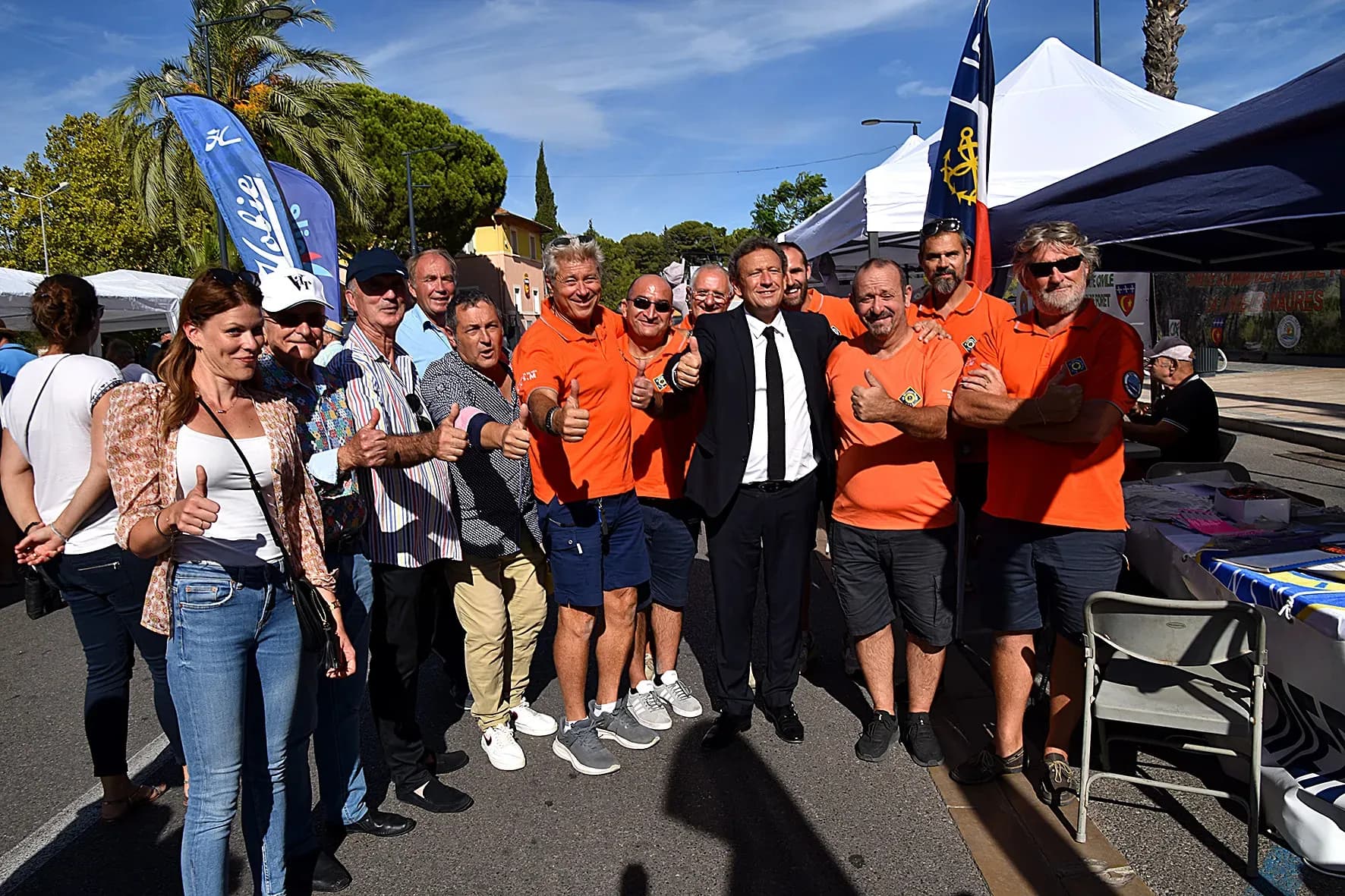 Le président national de la SNSM rencontre François de Canson