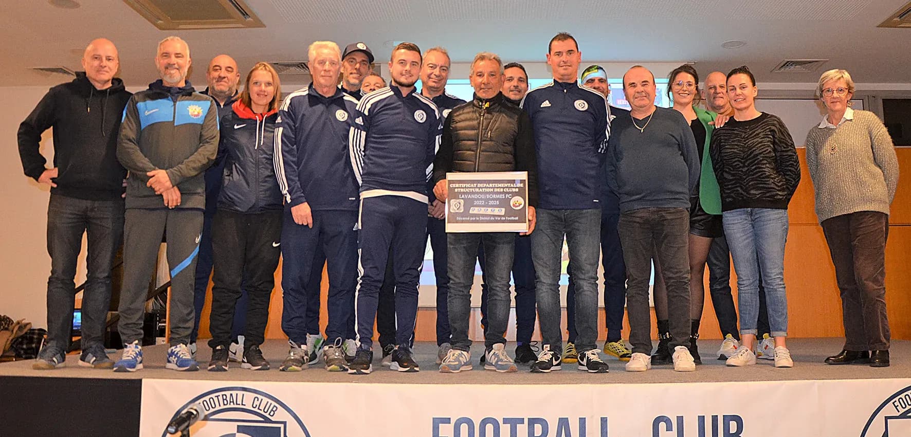 Une certification départementale pour l'école de football