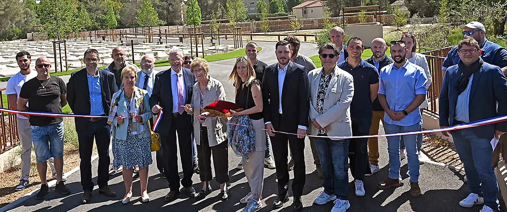 Inauguration de l’extension du cimetière