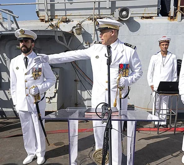 Clément Bosson, commandant du PHM Commandant Ducuing