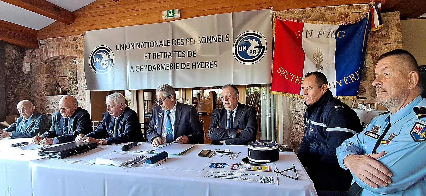 Les retraités de la gendarmerie en assemblée générale