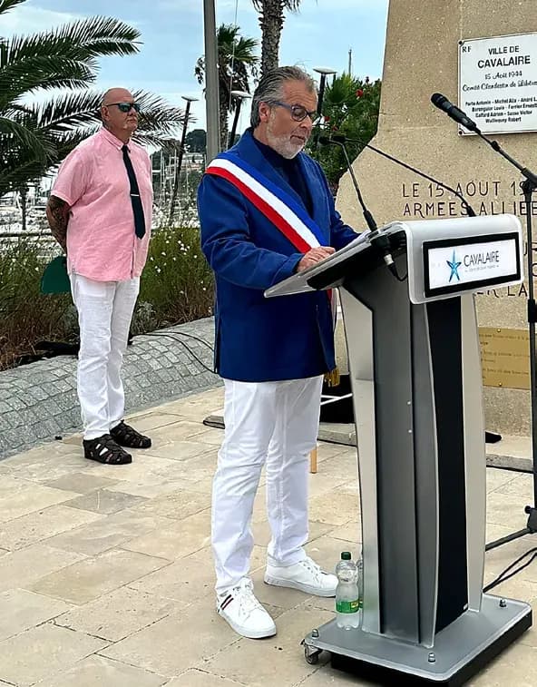 Philippe Leonelli : « Cavalaire n'oubliera jamais le sang versé par vos enfants pour sa liberté »