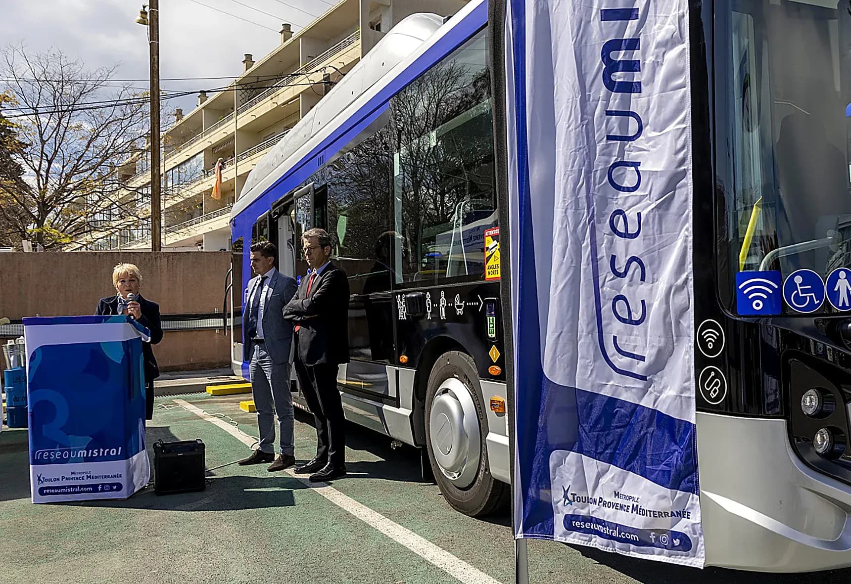 6 nouveaux bus électriques circulent sur le réseau Mistral