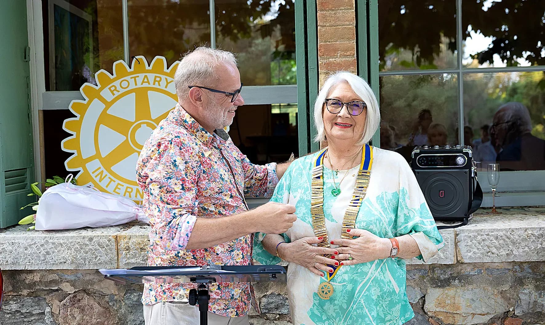 Édith Audibert, présidente du Rotary Club de Hyères