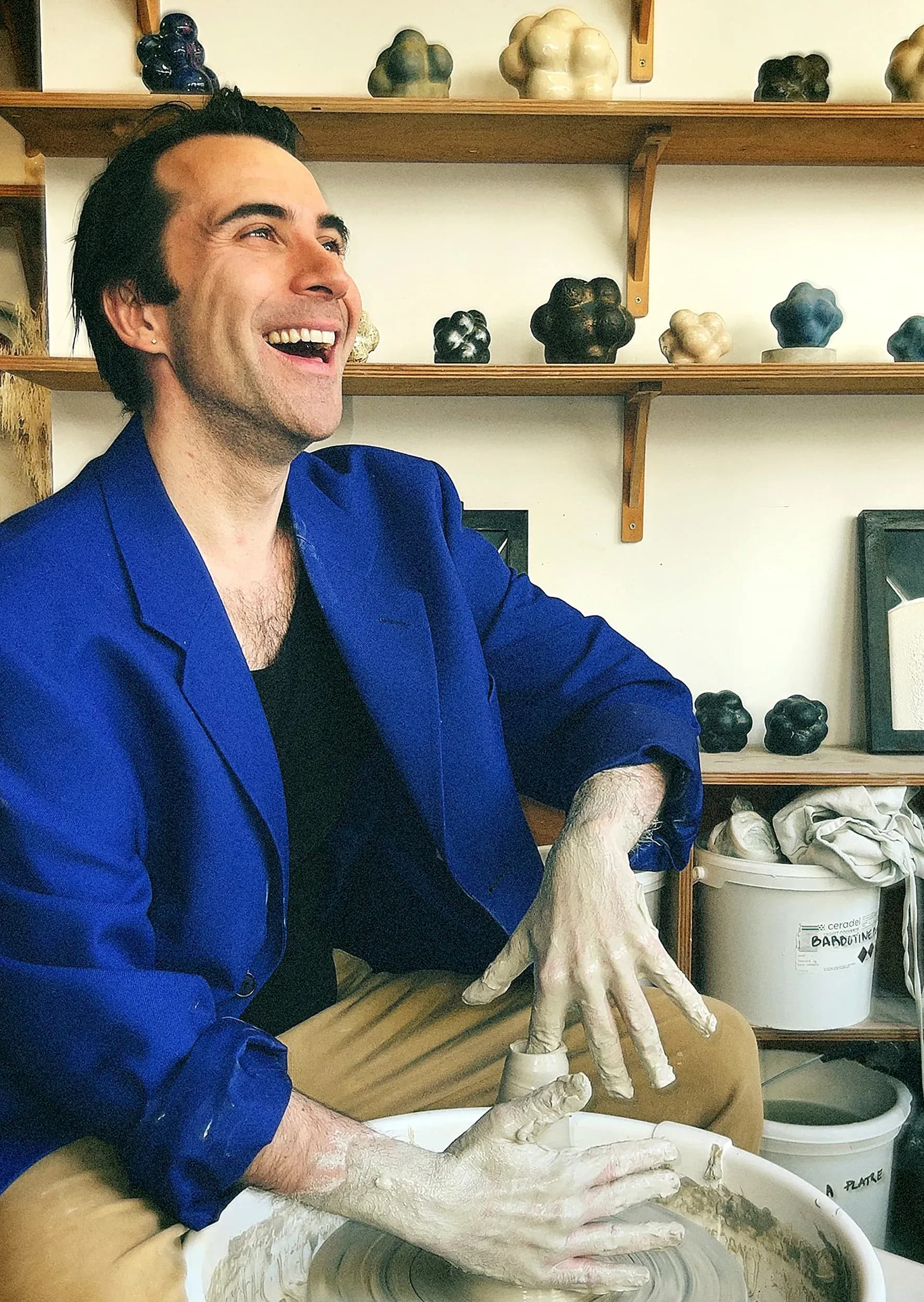 Thomas Poitevin en modelage « humour »