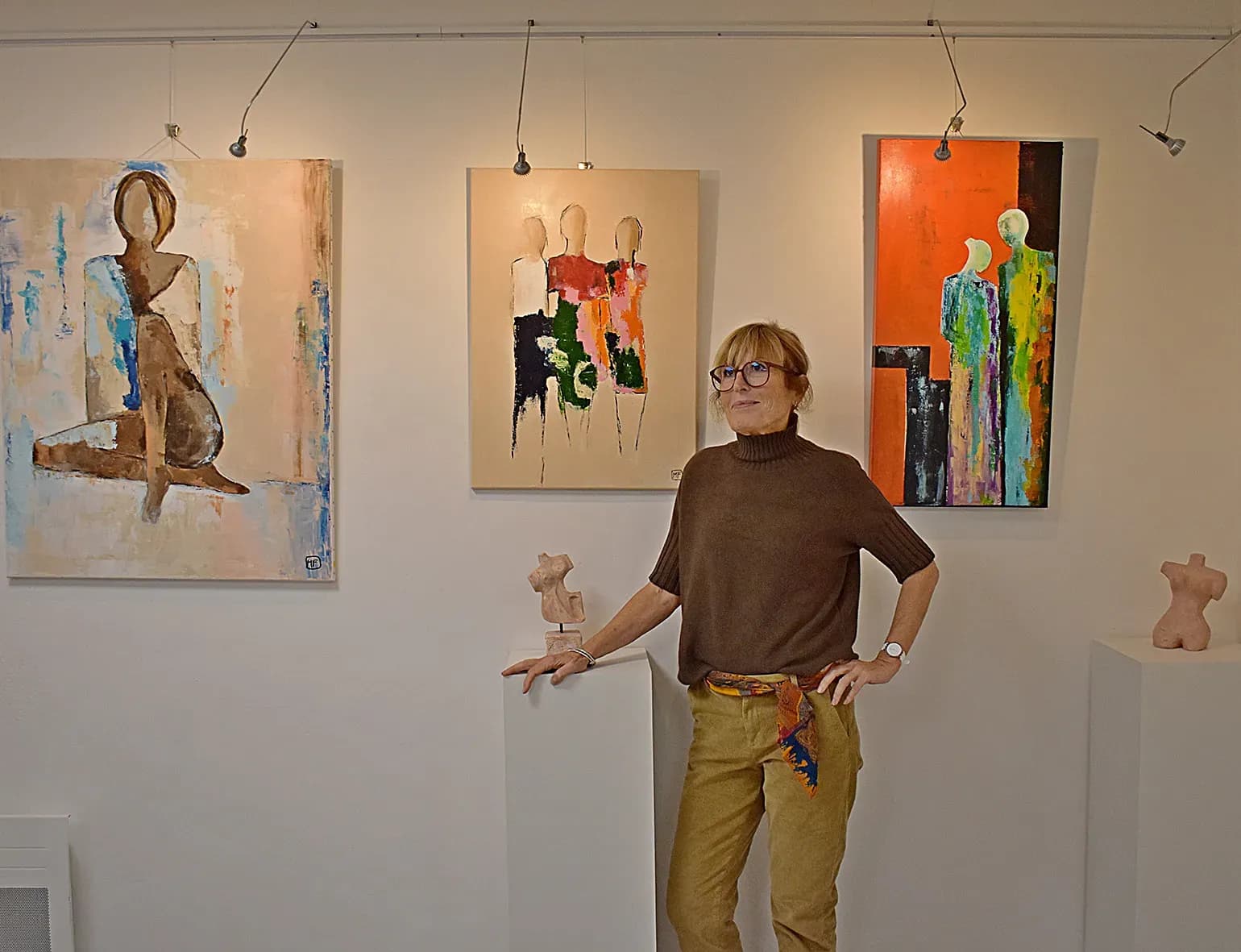 Martine Foulon partage son univers coloré avec le public