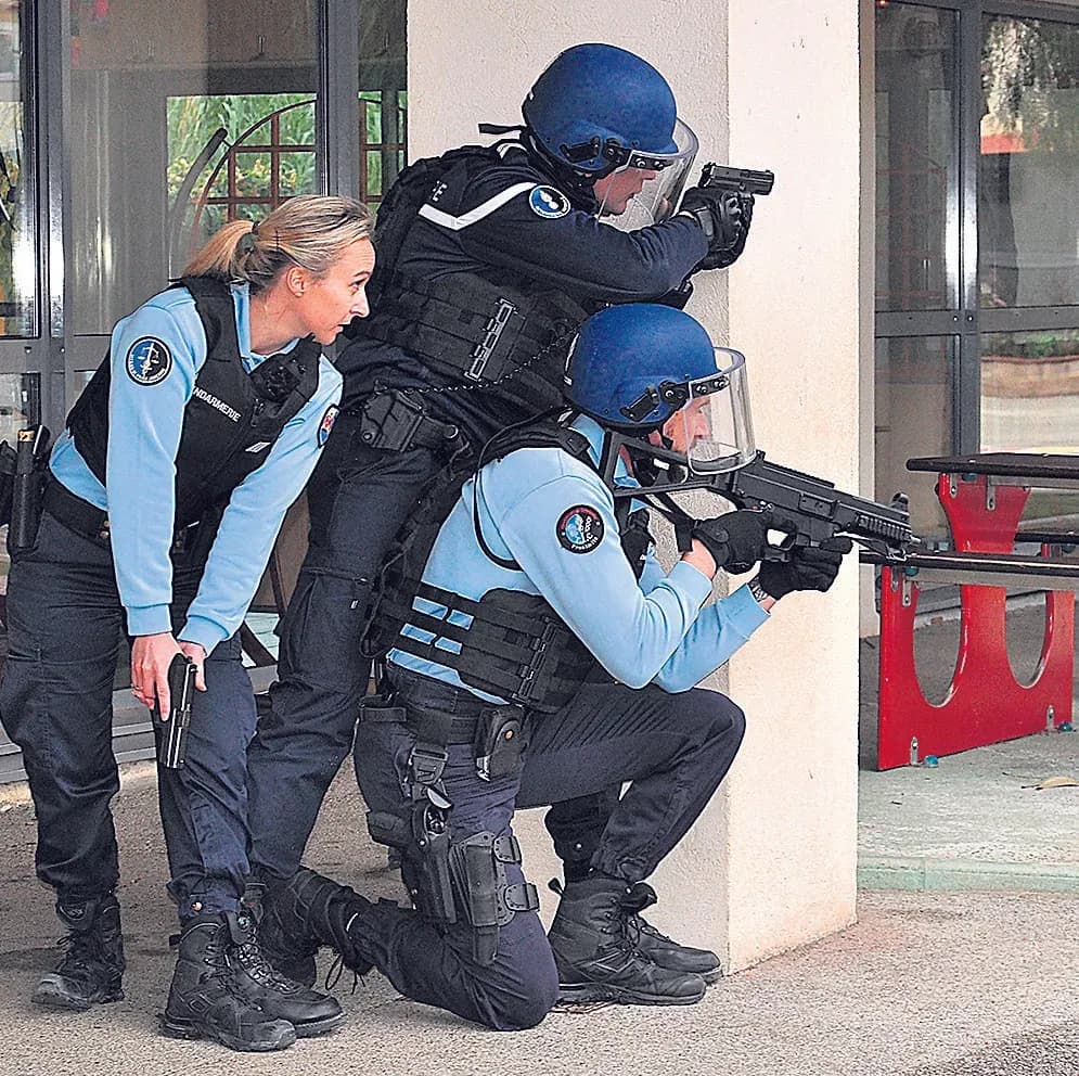 Exercice antiterroriste à l’école Jean Moulin