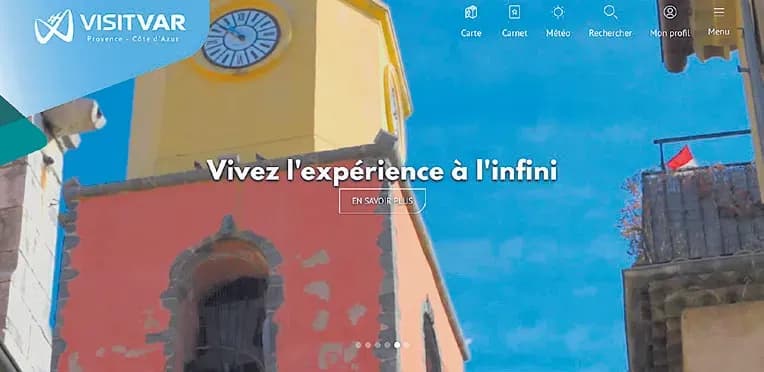Le nouveau site internet du tourisme varois