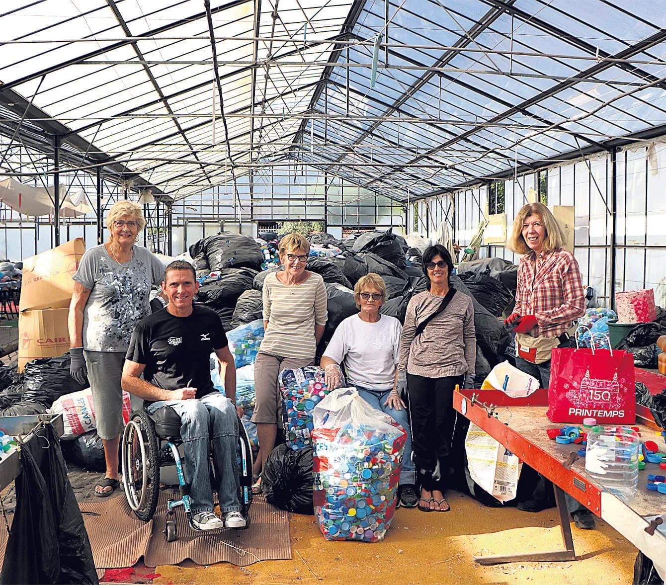 Des bouchons pour des fauteuils