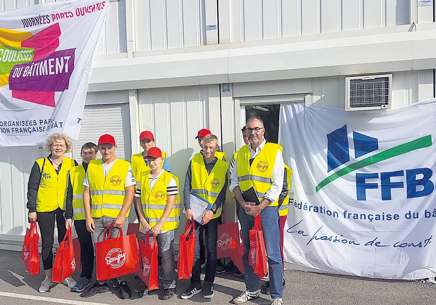 Plus de 300 jeunes à la découverte des déchets de chantier