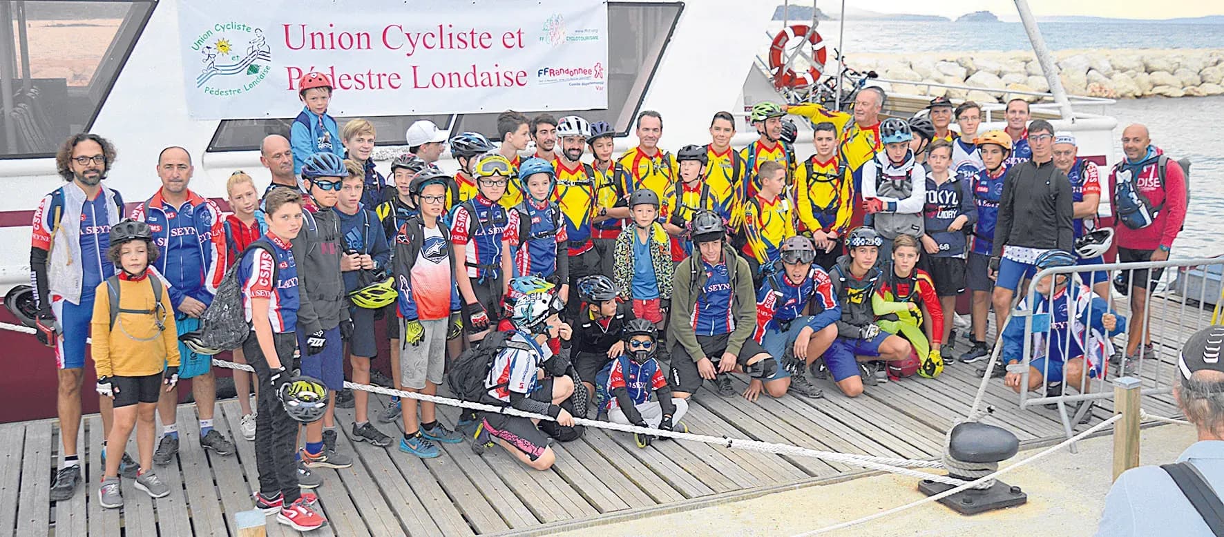 L’Union Cycliste et Pédestre Londaise en balade à Porquerolles