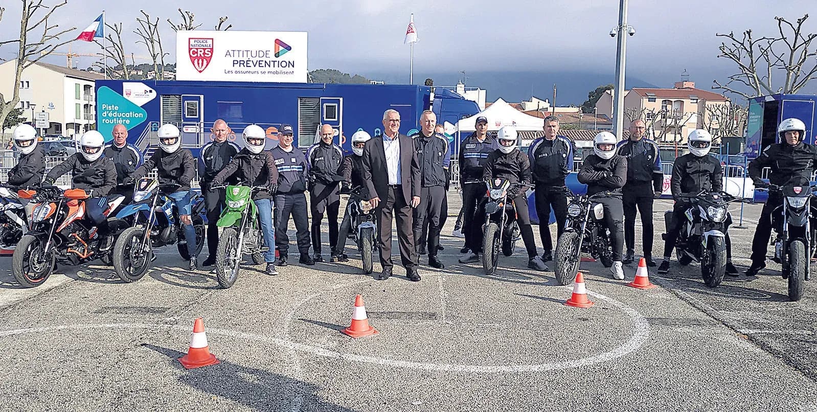 Sécurité routière, les jeunes en piste avec CRS-Attitude Prévention