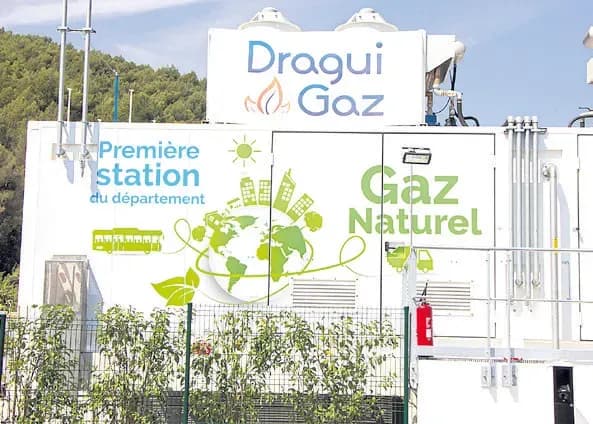 Mise en service de la première station Gaz Naturel pour Véhicules (GNV) du Var