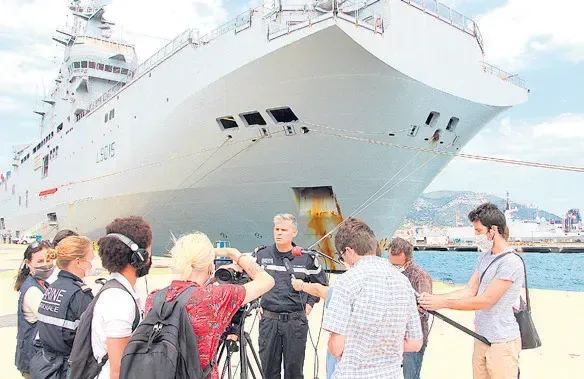 Commandant du DIXMUDE, le capitaine
