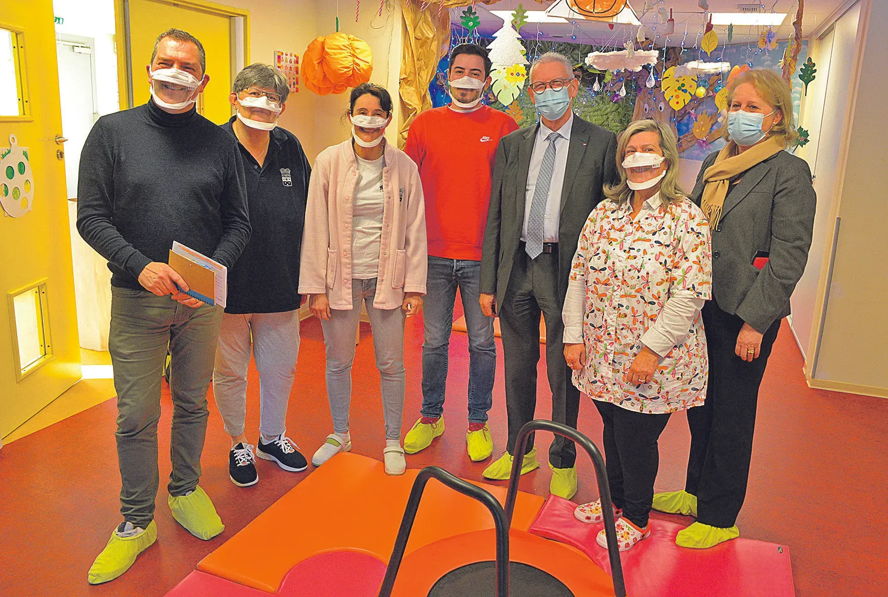 Des masques inclusifs et transparents pour la petite enfance
