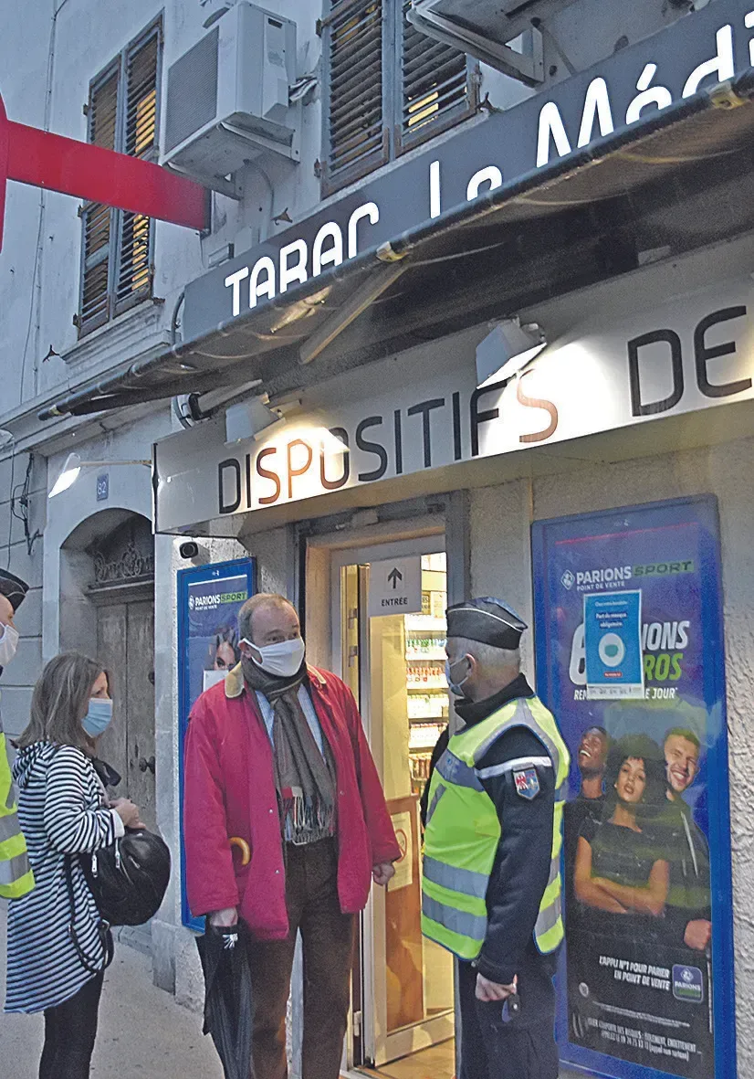 Opération de contrôle du respect du couvre-feu